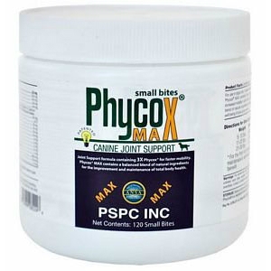 PhyCox Max Small Bites for Dogs, 120 Soft Chews