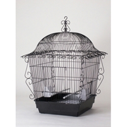 Prevue Black Scrollwork Bird Cage, Jumbo