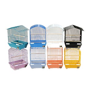 Prevue Hendryx Assorted Small Bird Cages, 12" x 9" x 16" - 8 Pack