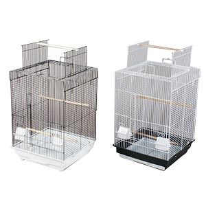 Prevue Hendryx Playtop Parakeet Cage, 16" x 16" x 26.5" - 4 Pack