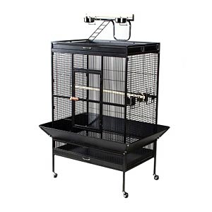 Prevue Hendryx Select Signature Black Wrought Iron Cage, Extra Large