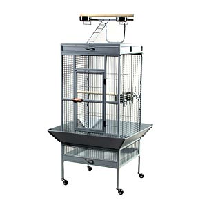 Prevue Hendryx Select Signature Pewter Wrought Iron Cage, Medium