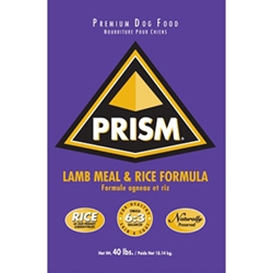 Prism Lamb & Rice 22/12 Formula Dog Food, 40 lb