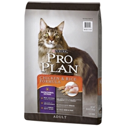 Pro Plan Cat Food Chicken & Rice, 16 lb