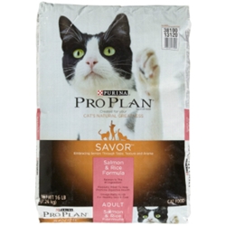 Pro Plan Cat Food Salmon & Rice, 16 lb