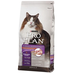 Pro Plan Hairball Management Cat Food, 7 lb - 5 Pack