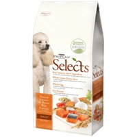 Pro Plan Selects Dog Food Natural Salmon & Brown Rice, 6 lb - 5 Pack