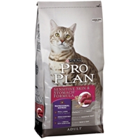 Pro Plan Sensitive Skin & Stomach Cat Food, 7 lb - 5 Pack