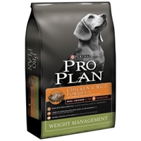 Pro Plan Weight Management Dog Food Chicken & Rice, 18 lb