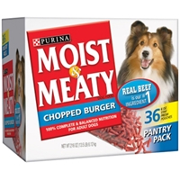 Purina Moist & Meaty Dog Food Chopped Burger, 13.5 lb