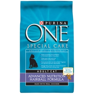 Purina One Hairball Formula Cat Food, 16 lb