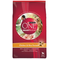 Purina One SmartBlend Dog Food Chicken & Rice, 31.1 lb