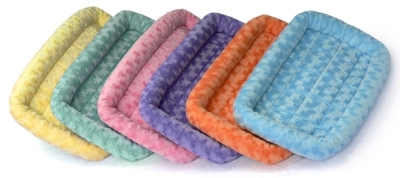 Quiet Time Fur Bed Periwinkle 24X18