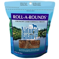Roll-a-Rounds Dog Treats, 8 oz - 12 Pack