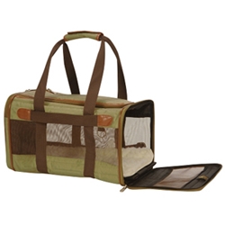 Sherpa Original Deluxe Carrier Olive & Brown, Small