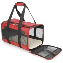 Sherpa Original Deluxe Carrier Red & Black, Small