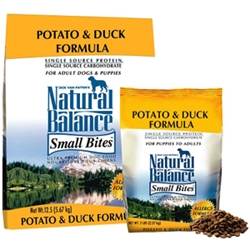 Small Breed Bites Duck & Potato Dog Food, 12.5 lb