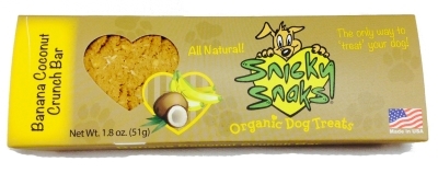 Snicky Snaks Banana Coconut Crunch Bar, 1.9 oz