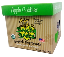 Snicky Snaks Organic Dog Treats, Apple Cobbler, 6 oz
