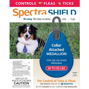 Spectra Shield Medallion for Medium Dogs