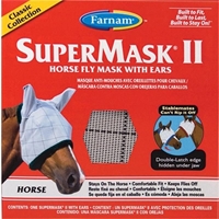 Super Mask with Ears for Horses, Size-Adult Horse