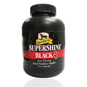 Supershine Hoof Polish & Sealer Black, 8 oz