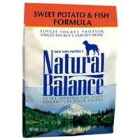 Sweet Potato & Fish Formula Dog Food, 15 lb