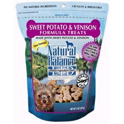 Sweet Potato & Venison Formula Dog Treats, 8 oz - 12 Pack