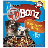 T Bonz Porterhouse Flavor Dog Treats, 45 oz - 4 Pack