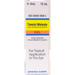 Timolol Ophthalmic Solution  0.5%, 15 ml