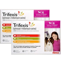 Trifexis for Dogs 5-10 lbs, 12 Chewable Tablets (Pink)