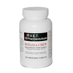 V.E.T. Pharmaceuticals Potassa-Chew, 120 Chewable Tablets
