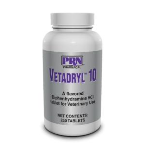 Vetadryl 10 mg, 250 Chewable Tablets | VetDepot.com
