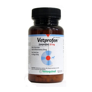 Vetprofen 25 mg, 60 Caplets (Carprofen)