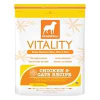 Vitality Chicken & Oats Dog Food, 4 lb - 6 Pack