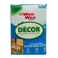 Wee Wee Decor Pads, Grass, 10 ct