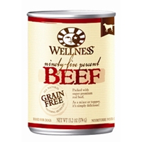 Wellness 95% Beef Dog Food, 13.2 oz - 12 Pack