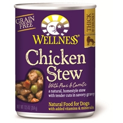 Wellness Chicken Stew Dog Food, 12.5 oz - 12 Pack