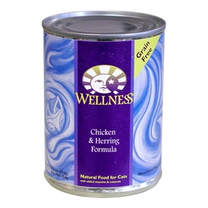 Wellness Complete Health Cat Food Chicken & Herring, 12.5 oz - 12 Pack