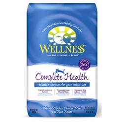 Wellness Complete Health Cat Food Chicken & Rice, 12 lb