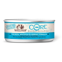 Wellness Core Cat Food Salmon, Whitefish & Herring, 5.5 oz - 24 Pack