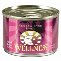 Wellness Duck & Sweet Potato Dog Food, 6 oz - 24 Pack