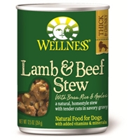 Wellness Lamb & Beef Stew Dog Food, 12.5 oz - 12 Pack