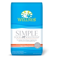 Wellness Simple Food Solutions Salmon & Rice Dog Food, 4.5 lb - 6 Pack