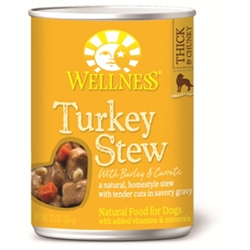 Wellness Turkey Stew Dog Food, 12.5 oz - 12 Pack