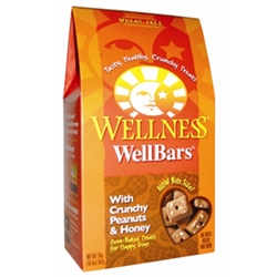 Wellness WellBars Crunchy Peanuts & Honey Dog Biscuits, 20 oz