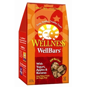 Wellness WellBars Yogurt, Apples & Bananas Dog Treats, 50 oz