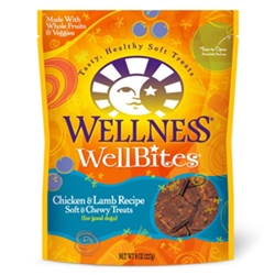 Wellness WellBites Chicken & Lamb Dog Treats, 8 oz