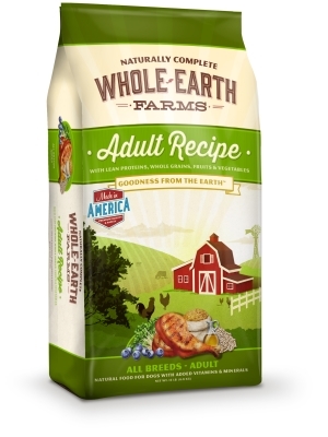 Whole Earth Farms Adult Recipe Dry Dog Food, 15 lbs