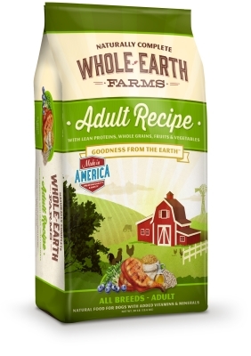 Whole Earth Farms Adult Recipe Dry Dog Food, 30 lbs